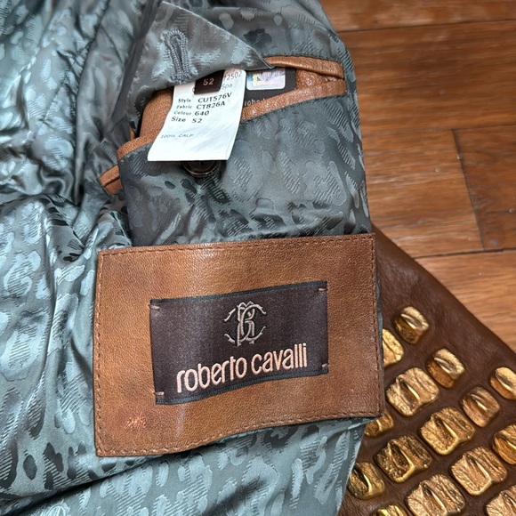 Men’s Cavalli Leather jacket - Picture 5 of 5